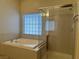 Bathroom with separate tub and shower at 2855 Grande Valley Dr, Las Vegas, NV 89135