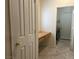 Convenient laundry area with built-in desk at 2855 Grande Valley Dr, Las Vegas, NV 89135