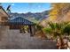 Backyard retreat with gazebo, natural landscaping and mountain views at 3342 Pheasant Canyon Way # 1013, Laughlin, NV 89029