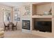 Living room offers a fireplace, a sitting area, and a view of the outdoors at 3342 Pheasant Canyon Way # 1013, Laughlin, NV 89029