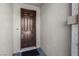 Welcoming entryway featuring a stylish front door and textured walls for added character at 3556 Valley Lily St, North Las Vegas, NV 89032
