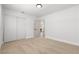 This bedroom features a large closet and neutral-toned walls at 4450 San Rafael Ave, Las Vegas, NV 89120