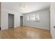 Bedroom featuring a closet with sliding doors and a street view at 4450 San Rafael Ave, Las Vegas, NV 89120