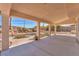 Covered patio offers shade and space for outdoor seating and entertainment at 4548 Switchback St, North Las Vegas, NV 89031