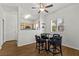 Kitchen and dining area with stainless steel appliances and breakfast bar seating at 5250 S Rainbow Blvd # 2106, Las Vegas, NV 89118