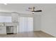 Modern kitchen with white cabinetry, stainless steel appliances, and a bright, airy feel at 540 Kelsford Dr, Las Vegas, NV 89123