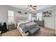 Spacious main bedroom showcasing a large bed and decorative furnishings at 6271 Sunset Spring Ave, Las Vegas, NV 89122