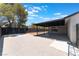 Backyard featuring a covered patio area and gravel landscaping at 6324 Eugene Ave, Las Vegas, NV 89108