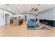 Spacious living room and kitchen featuring an open layout and modern finishes at 6324 Eugene Ave, Las Vegas, NV 89108