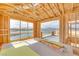 Framing of new construction home boasting great views through expansive windows at 65 Bellissima Lago Ct, Henderson, NV 89011