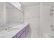 This bathroom offers a dual sink vanity, large mirror, and tub/shower combo at 6773 Obannon Dr, Las Vegas, NV 89146