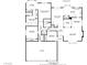 Detailed floor plan showcasing layout of bedrooms, bathrooms, kitchen, living spaces, and garage at 6773 Obannon Dr, Las Vegas, NV 89146