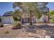 Charming single-story home with desert landscaping and mature trees at 6773 Obannon Dr, Las Vegas, NV 89146