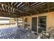 Comfortable covered patio with shade and outdoor furniture at 718 Nectarine Ct, Henderson, NV 89014