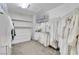 Organized walk-in closet with shelving and ample storage space for clothes and accessories at 7545 Fontera Ct, Las Vegas, NV 89139