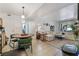 Open living space showcasing dining area, and view into the living room at 7885 W Flamingo Rd # 1161, Las Vegas, NV 89147