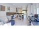 Bright living space with work station, recessed lighting, and views to the outside at 7940 Castle Pines Ave, Las Vegas, NV 89113