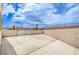Large backyard with concrete and block wall at 7964 Lovely Pine Pl, Las Vegas, NV 89143
