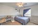 Bedroom featuring a desk and a Chargers-themed decor at 8516 Canyon Ranch St, Las Vegas, NV 89131
