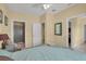 Bright bedroom featuring a connecting bathroom with glass door at 8608 Willow Cabin St, Las Vegas, NV 89131