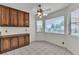 Cozy breakfast nook with built-in cabinets and natural light at 8761 Anchor Point Ave, Las Vegas, NV 89117