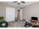 Multi-purpose room with a door to the hallway, a closet with sliding doors, and a comfortable space at 8873 Howell St, Las Vegas, NV 89166