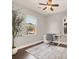 Bright office space featuring a modern desk, ample natural light and a decorative rug at 992 Wagner Valley St, Henderson, NV 89052