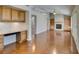 Bright living room with built-ins and a fireplace at 10009 Netherton Dr, Las Vegas, NV 89134