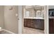 Bathroom with double sink vanity offering plenty of counter space at 10230 Danskin Dr, Las Vegas, NV 89166