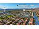 Aerial view of the property at 10540 Beachwalk Place near Summerlin Hospital and Oxford Park at 10540 Beachwalk Pl, Las Vegas, NV 89144