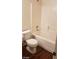 Clean bathroom with a tub and toilet at 1236 Dusty Creek St, Las Vegas, NV 89128