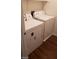 The laundry closet with washer and dryer for easy convenience at 1236 Dusty Creek St, Las Vegas, NV 89128