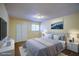 Serene bedroom featuring a plush bed, soft colors, and ample natural light, creating a relaxing retreat at 1316 Capri Dr # Abc&D, Boulder City, NV 89005