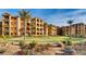 Beautiful three story apartment complex overlooks a putting green and features desert landscaping at 15 Via Mantova # 401, Henderson, NV 89011