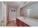 Classic bathroom featuring a neutral color scheme and a shower-tub combo, creating a calming, clean space at 386 Wiseton Ave, Las Vegas, NV 89183