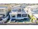 Home with a private pool, spa, and stylish patio furniture at 436 Crown Mesa Ave, Las Vegas, NV 89138