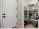 Well-organized pantry with ample shelving for storage of food and household items at 436 Crown Mesa Ave, Las Vegas, NV 89138