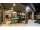 Inviting outdoor patio with dining and lounge area near pool at 436 Crown Mesa Ave, Las Vegas, NV 89138