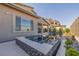 Backyard pool with a spa, landscaping, and an outdoor view at 436 Crown Mesa Ave, Las Vegas, NV 89138