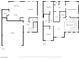Detailed floor plan layout showing room placements for both floors of the house at 4634 Observed St, North Las Vegas, NV 89031