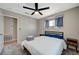 Bedroom featuring neutral walls and ceiling fan at 4773 Sarazen Cir, Las Vegas, NV 89103