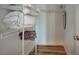 Well-organized walk-in closet featuring shelving for linens and storage at 4773 Sarazen Cir, Las Vegas, NV 89103