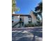 Attractive building featuring fenced exterior, stairs and private balconies at 520 Elm Dr # 202, Las Vegas, NV 89169