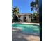 Inviting community pool nestled amongst multi-Gathering units with secure fencing at 520 Elm Dr # 202, Las Vegas, NV 89169