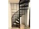 Unique black spiral staircase design at 520 Elm Dr # 202, Las Vegas, NV 89169