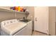 Convenient laundry room with modern washer and dryer set at 6301 Citrine Ave, Las Vegas, NV 89130