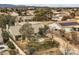 Scenic aerial view capturing a private backyard with mature trees and a patio area at 6908 Bienville St, Las Vegas, NV 89131
