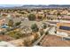 Scenic aerial view capturing a private backyard with mature trees and a patio area at 6908 Bienville St, Las Vegas, NV 89131