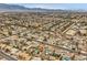 Wide aerial view showcasing a well-established neighborhood with lush greenery and diverse home styles at 6908 Bienville St, Las Vegas, NV 89131