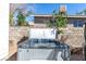 Backyard featuring a hot tub and block wall at 7 Sturm St, Henderson, NV 89015